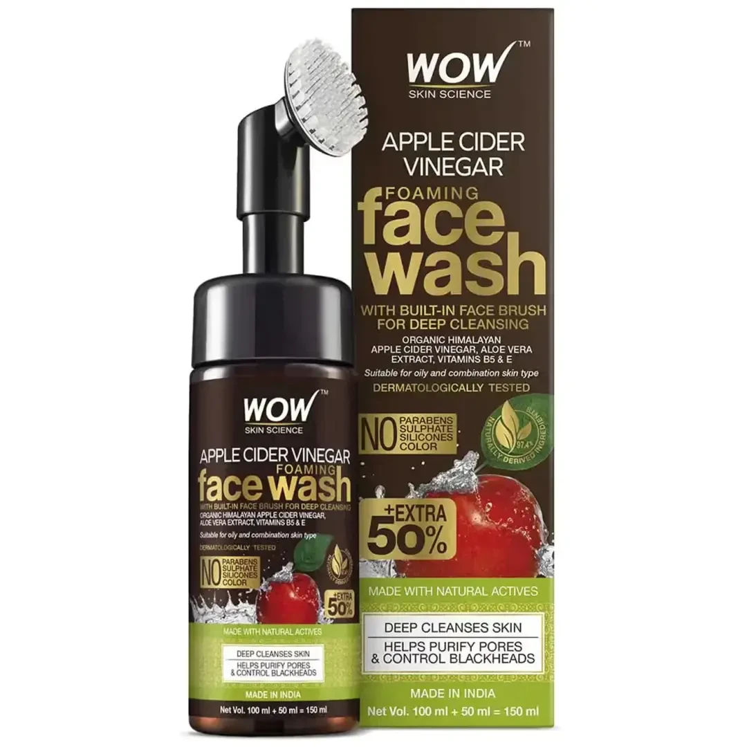 Wow Apple Cider Vinegar Foaming Face Wash