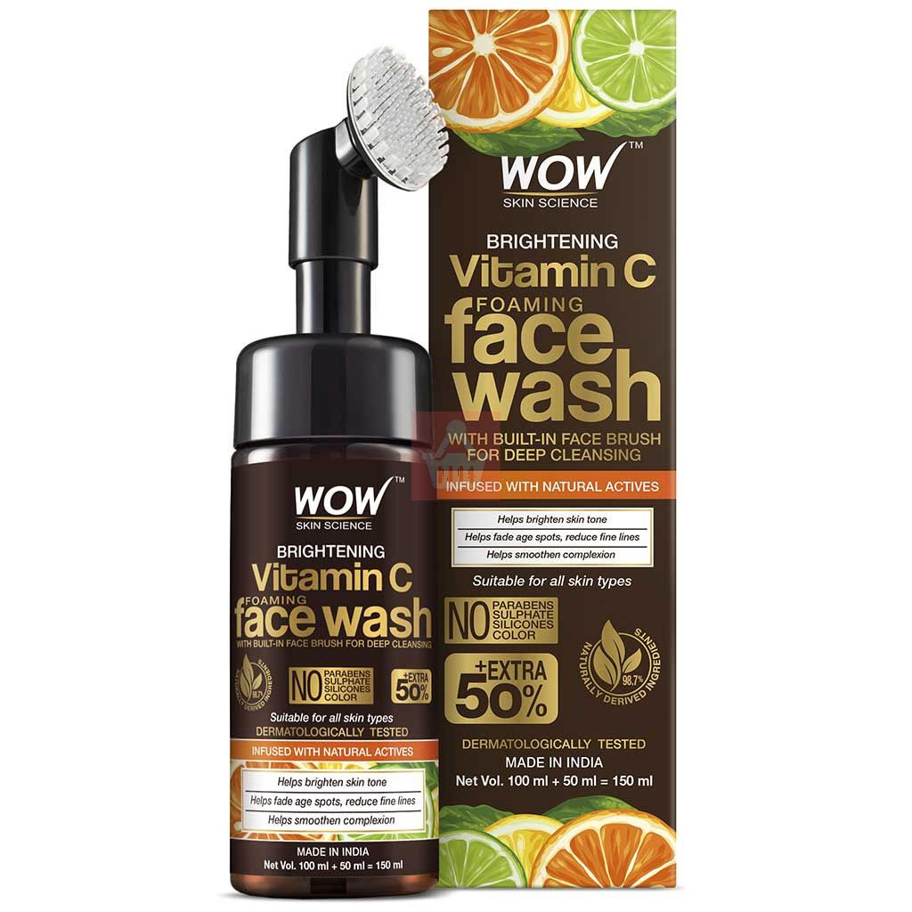 Wow Brightening Vitamin C Foaming Face Wash
