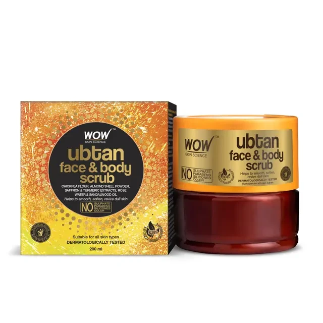 Wow Ubtan Face & Body Scrub