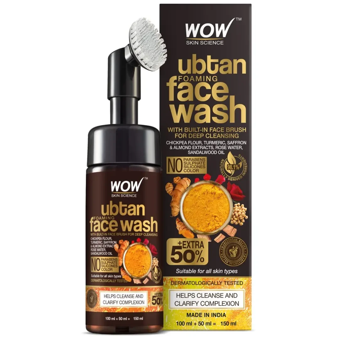 Wow Ubtan Foaming Face Wash